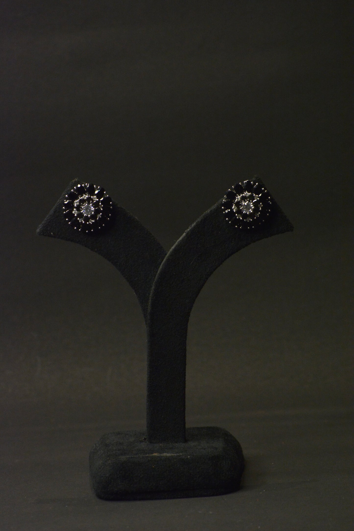 Black Ice Sparkle AD Studs