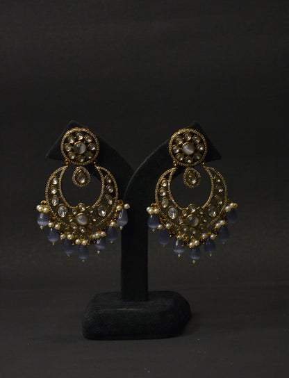 Jewel of the Moon Chandbali Earrings