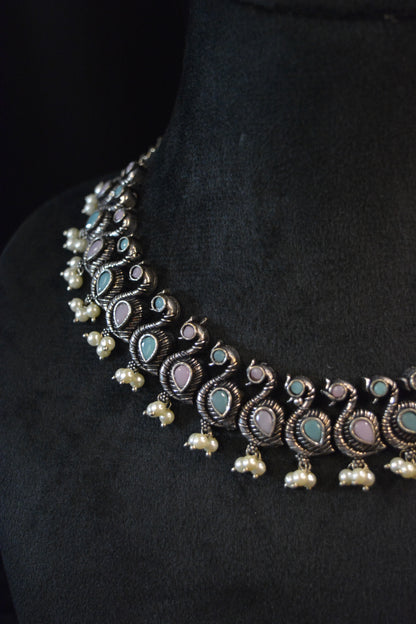 Lavish Oxidized Necklace