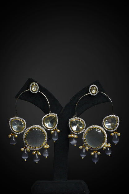 Contemporary Chandbali Earrings