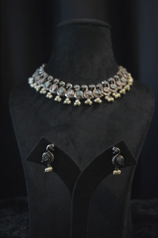 Lavish Oxidized Necklace