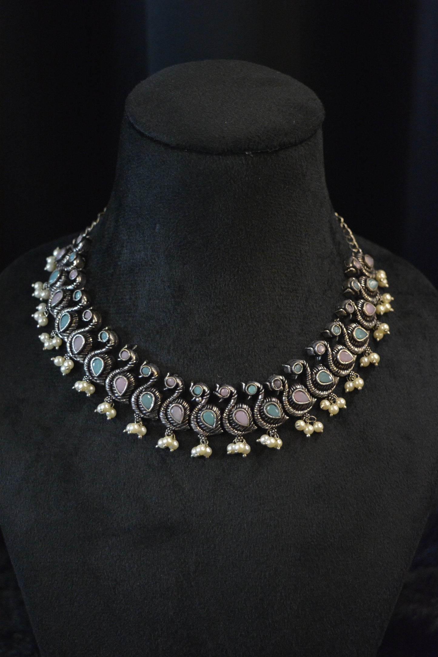 Lavish Oxidized Necklace