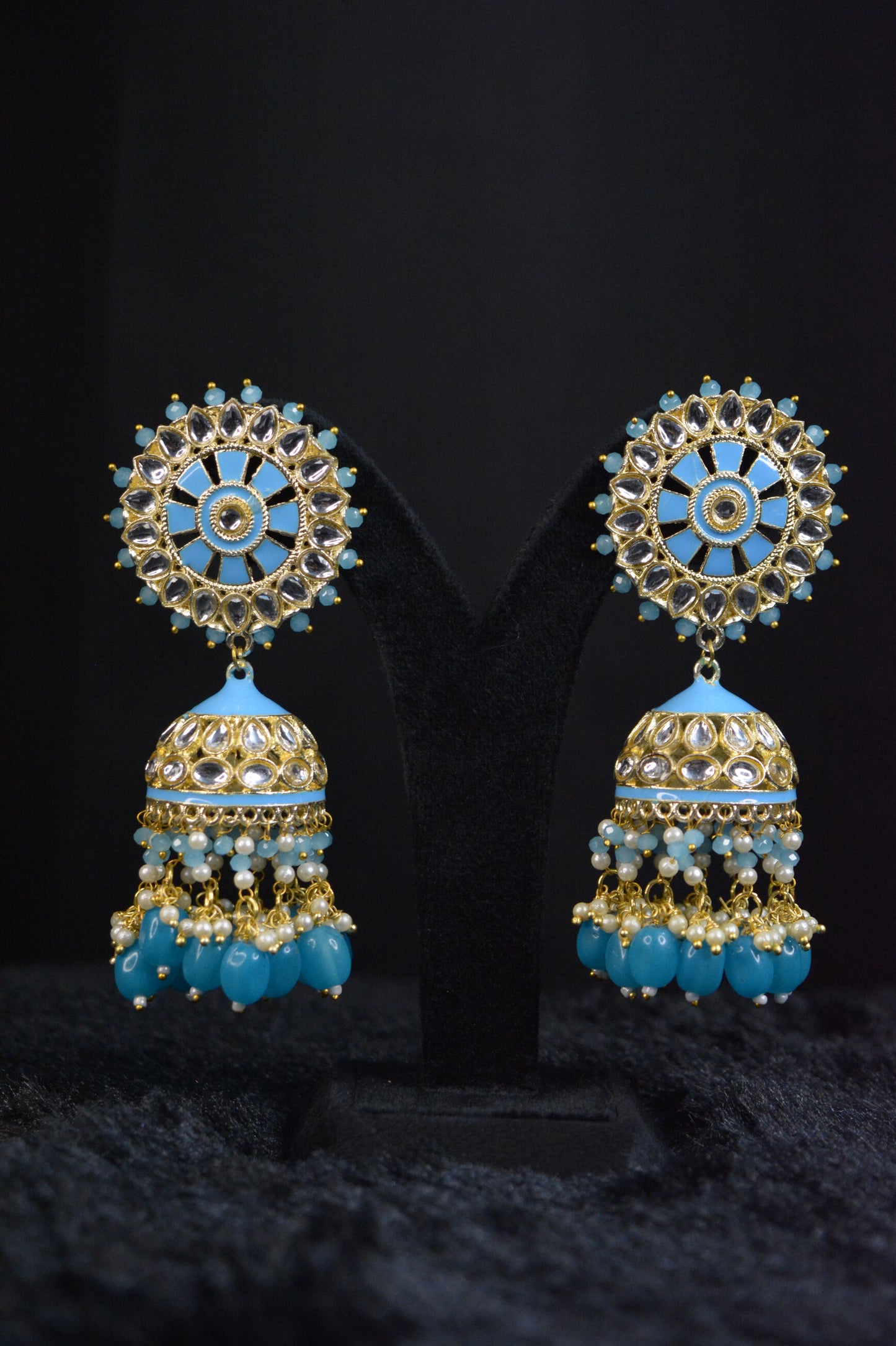 Blue Sky Lantern Jhumka