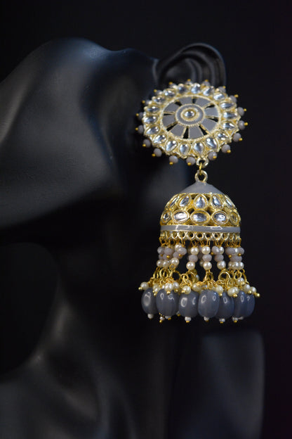 Heart of Ashes Lantern Jhumka