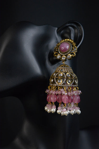 Premium Gulaabi Sheher Jhumka