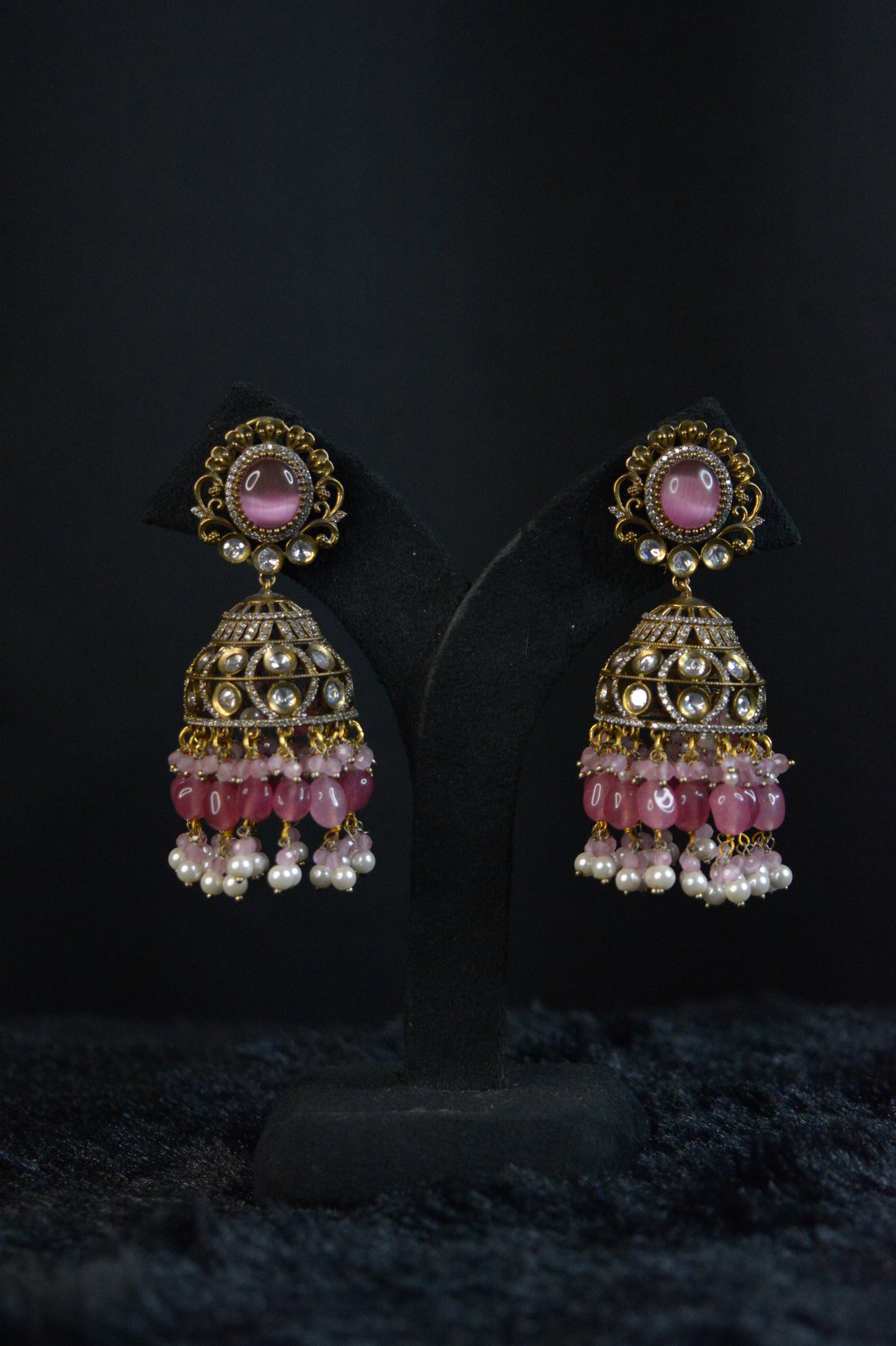 Premium Gulaabi Sheher Jhumka