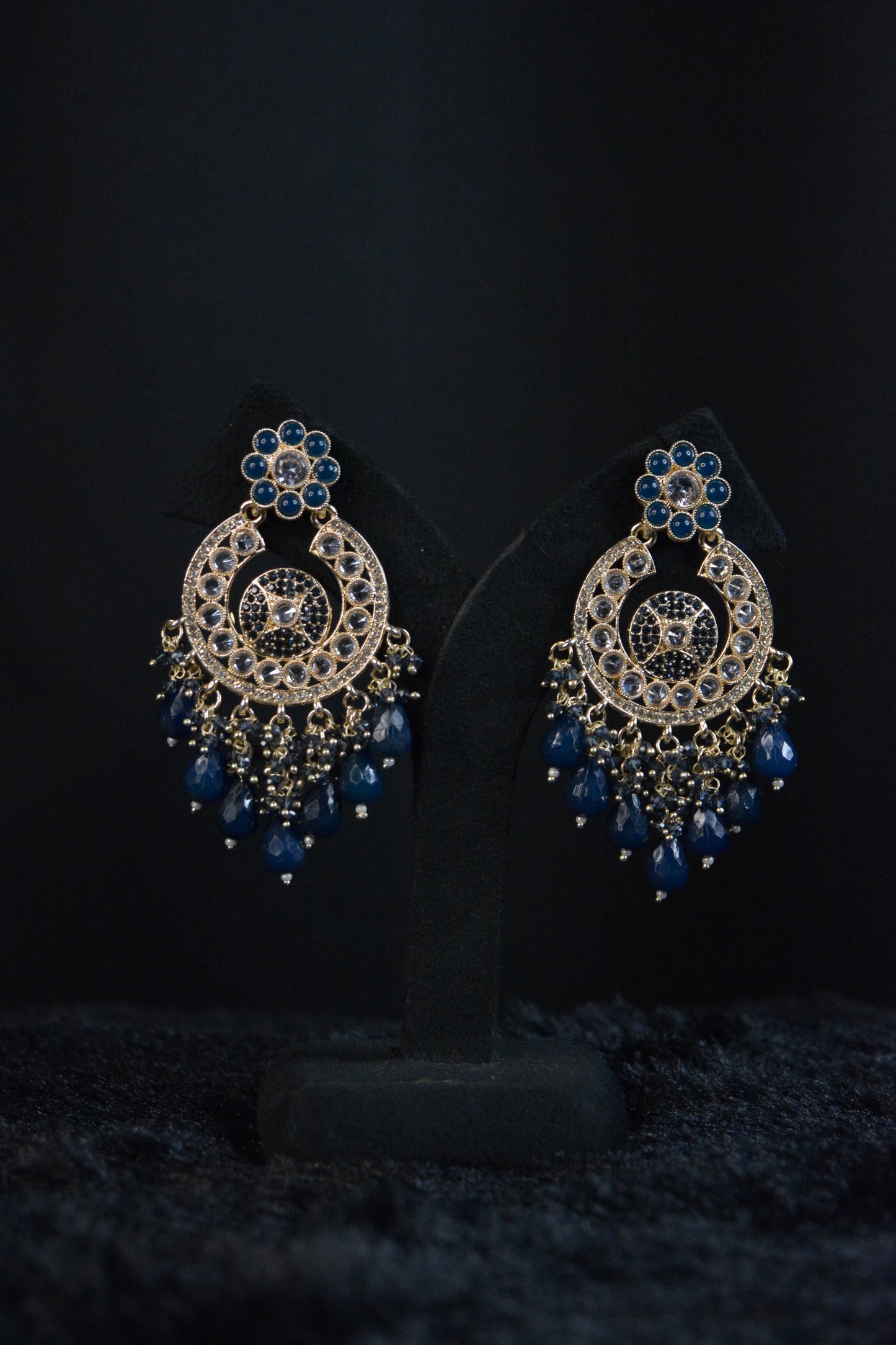 Neptune Blue Twilight Elegance Earrings