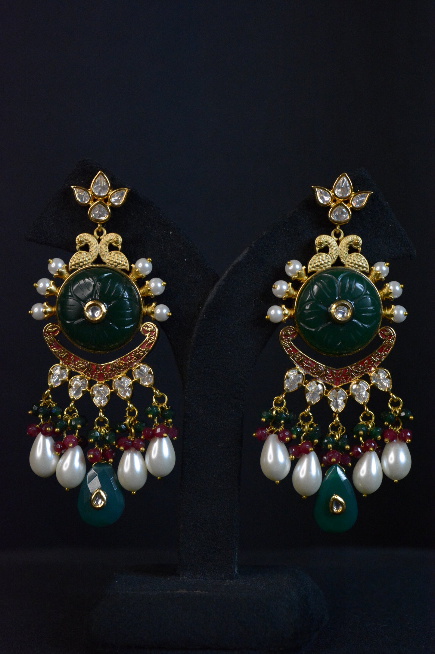 Premium Exquisite Green Earrings