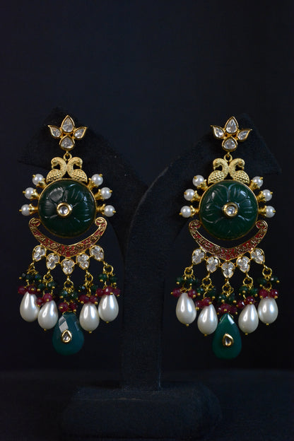 Premium Exquisite Green Earrings