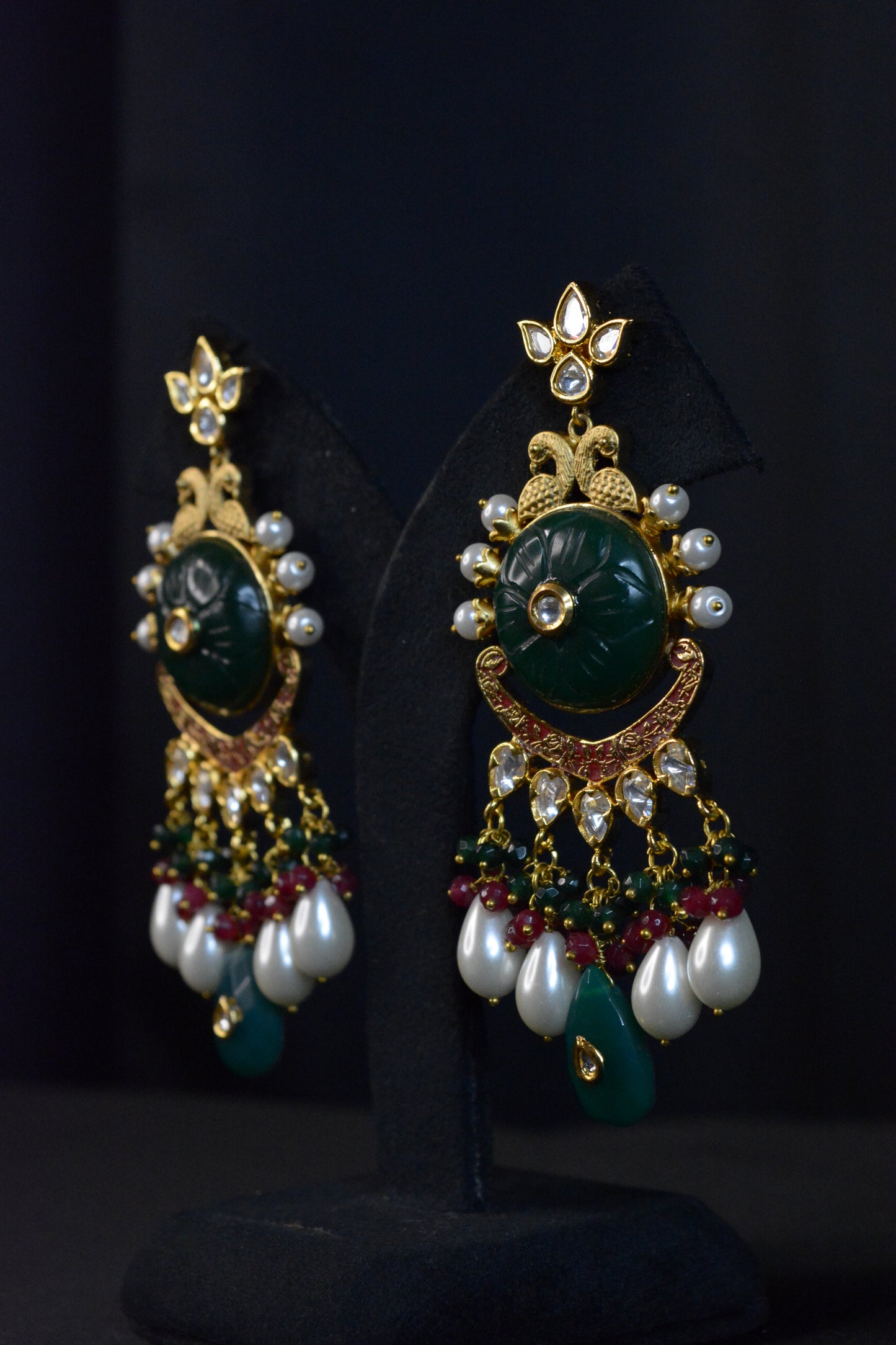 Premium Exquisite Green Earrings