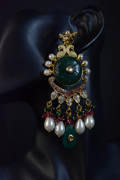 Premium Exquisite Green Earrings