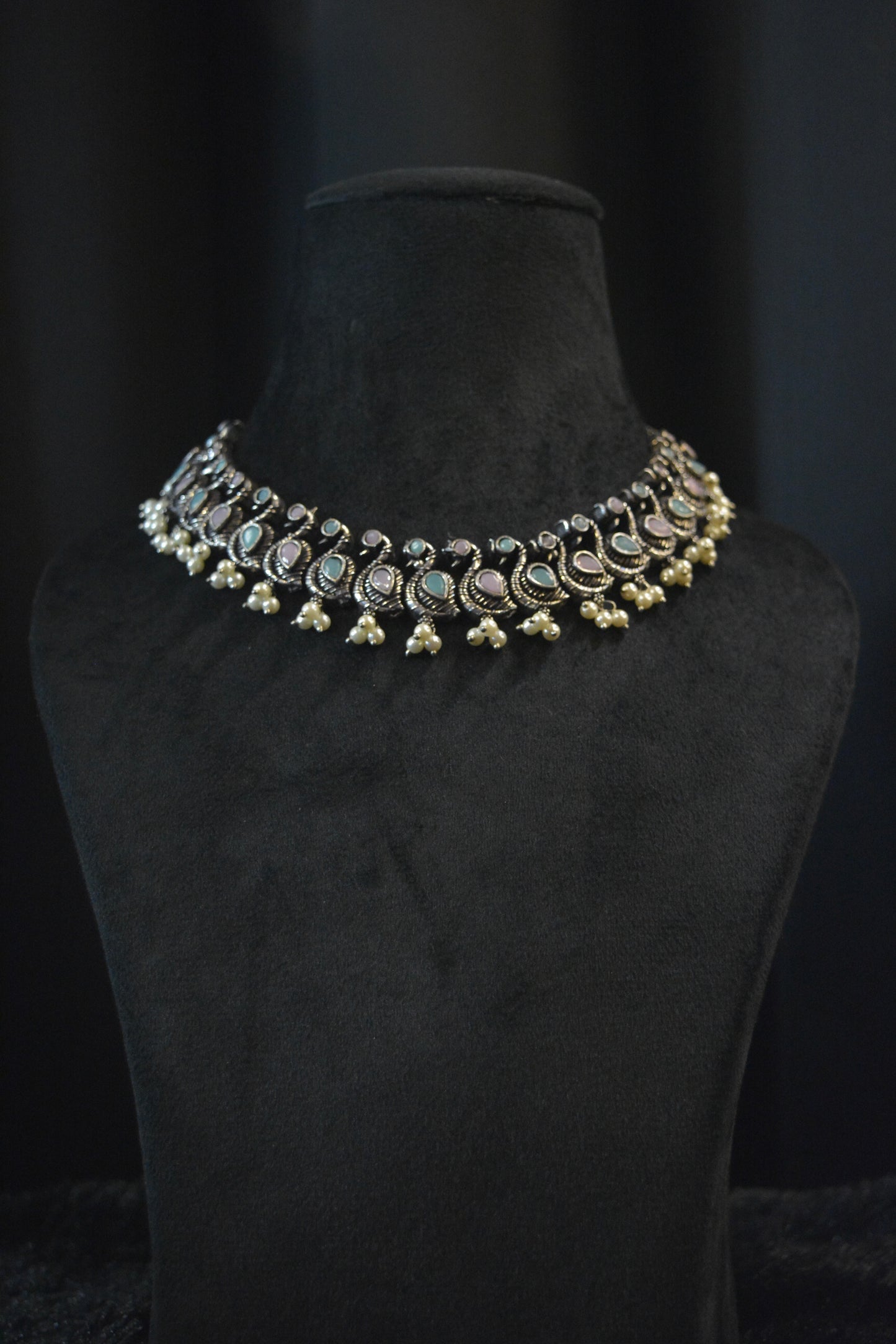 Lavish Oxidized Necklace